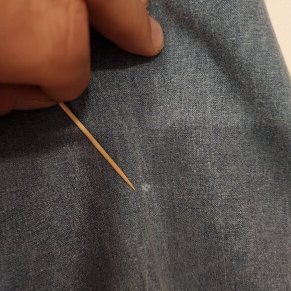 Against‎ The Elements Shirt Button Up Blue Heathered Fish Shark Pockets 2XL - Picture 11 of 11